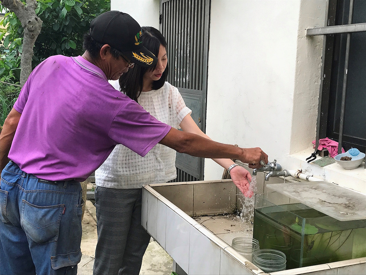 洪慈庸成功爭取潭雅神后自來水管線汰換工程。 圖：洪慈庸辦公室/提供