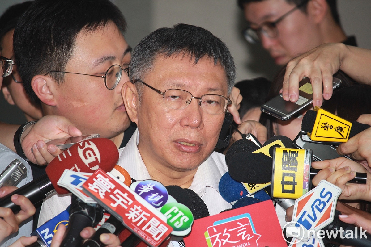 台北市長柯文哲。 圖：新頭殼資料照