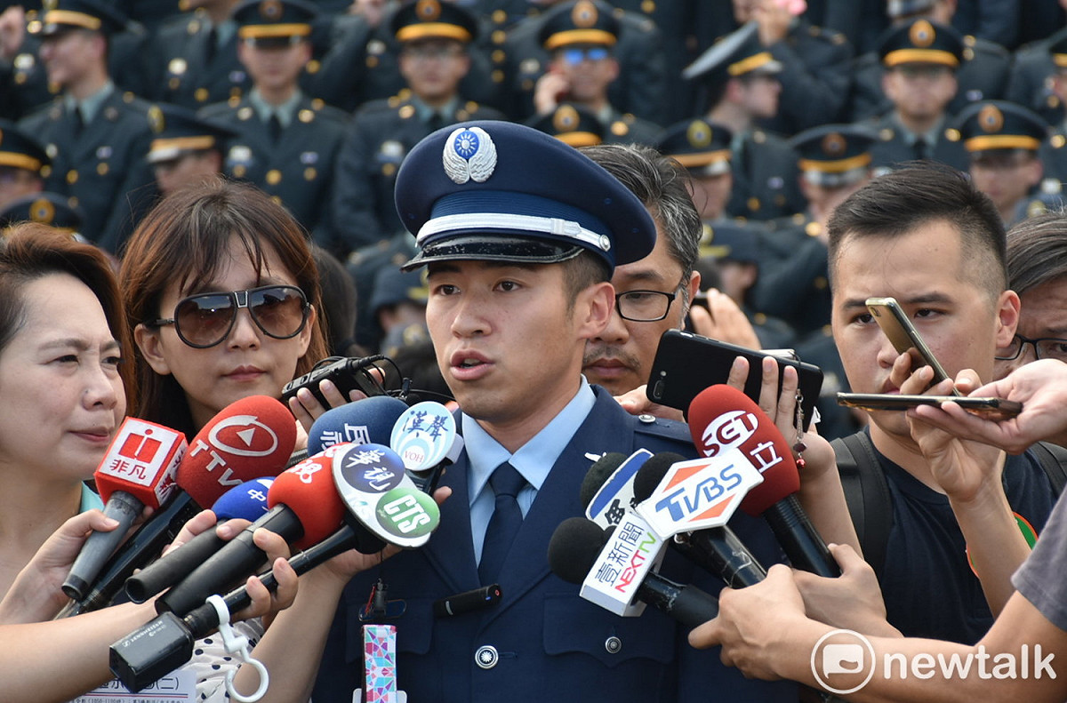 取得美國空軍官校畢業學歷的劉欣學。 圖：孫家銘／攝