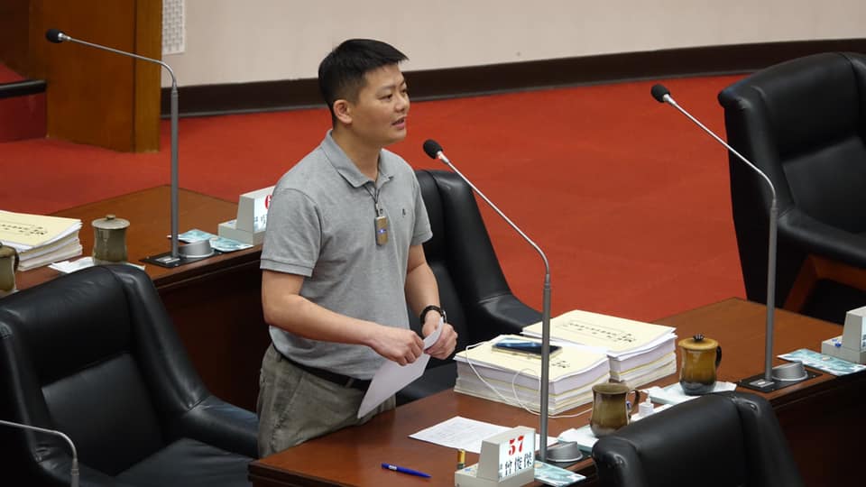 高雄市議會國民黨團總召曾俊傑。 圖：翻攝自曾俊傑臉書