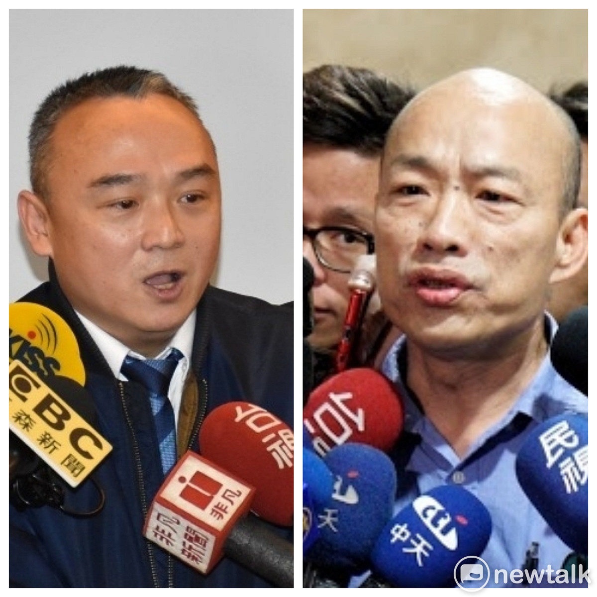 高雄市觀光局長潘恆旭（左）將到韓國瑜競總擔任要職。 圖：新頭殼合成（資料照片）