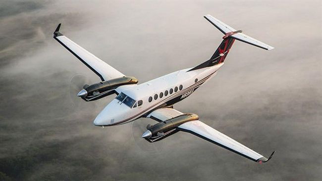 Beechcraft BE-350 King Air雙發動機飛機。 圖／翻攝自Beechcraft官網