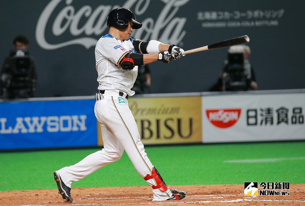 ▲日本火腿鬥士隊外野手王柏融。 圖／記者葉政勳攝 , 2019.03.30