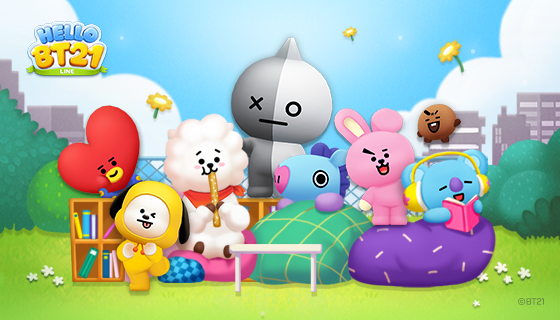《LINE HELLO BT21》手機遊戲今（2）日正式上線 圖：LINE/提供
