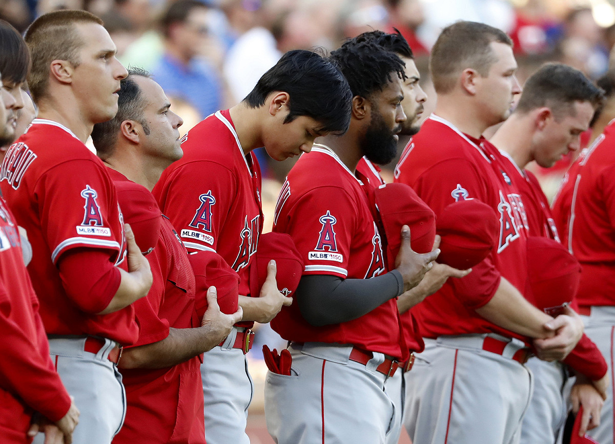Tyler Skaggs 驟逝，天使隊隊友哀悼。 圖／美聯社／達志影像