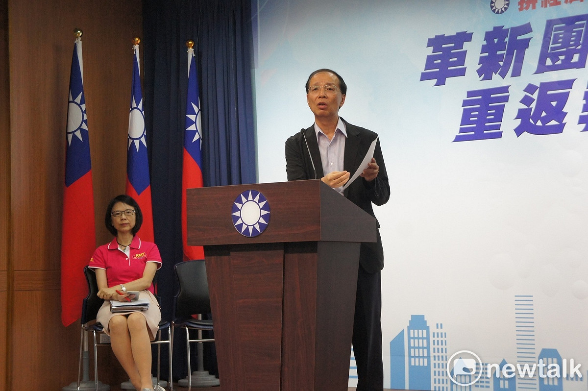 國民黨總統初選民調執行小組召集人黃德福。 圖：黃建豪/攝