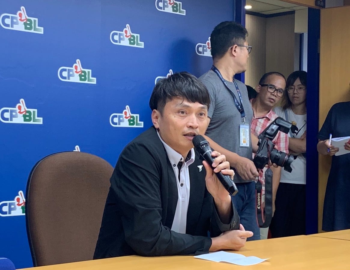 中職秘書長馮勝賢。 圖／劉祐廷攝