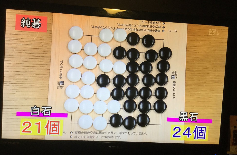「純棋」是用7至9路的小棋盤，讓所有人在幾分鐘內就能開始「下棋」的方法。 圖：翻拍自NHK