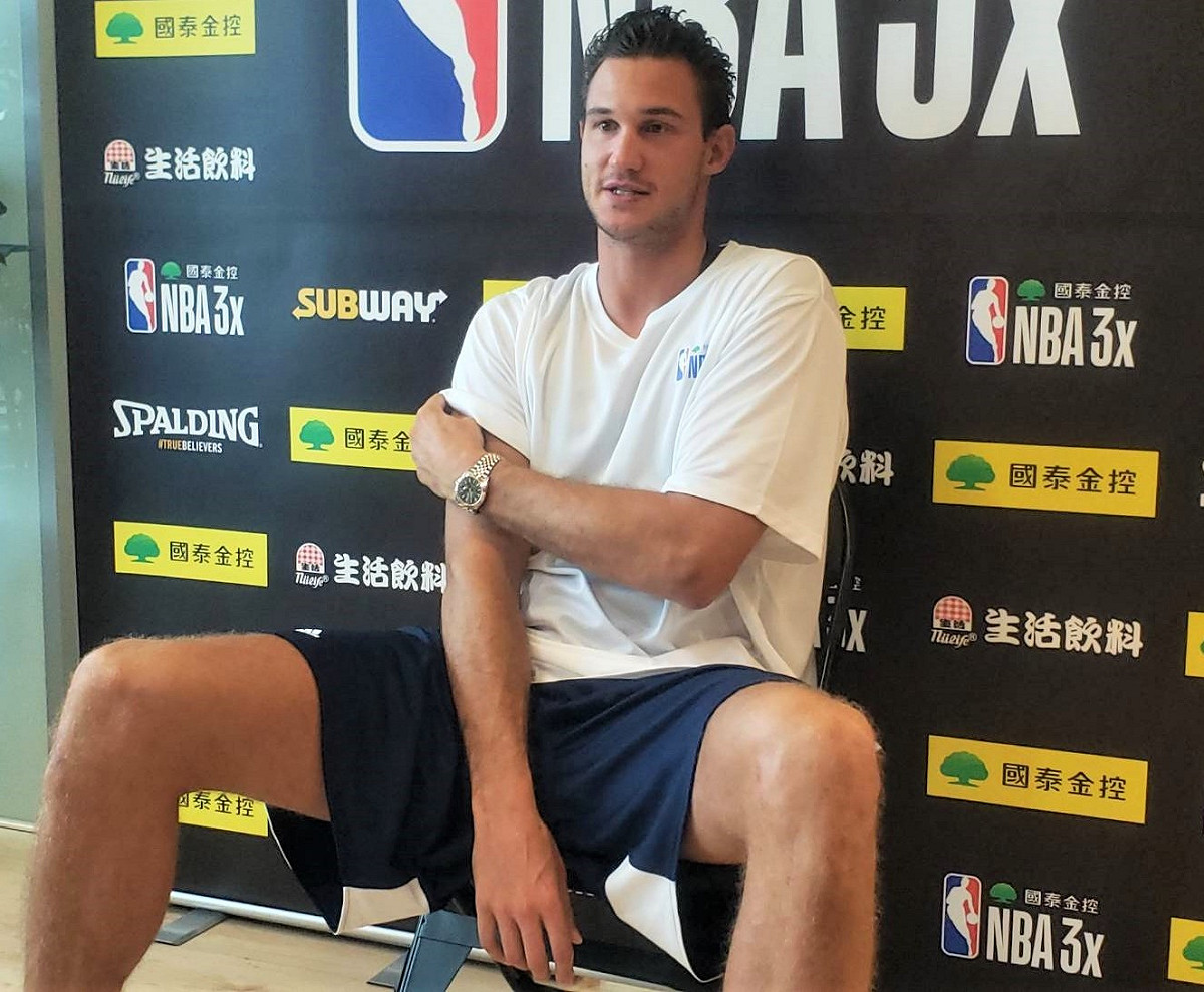 洛杉磯快艇球星戴尼洛．蓋里納利(Danilo Gallinari)來台。 圖／黃建霖攝 ,2019.07.05