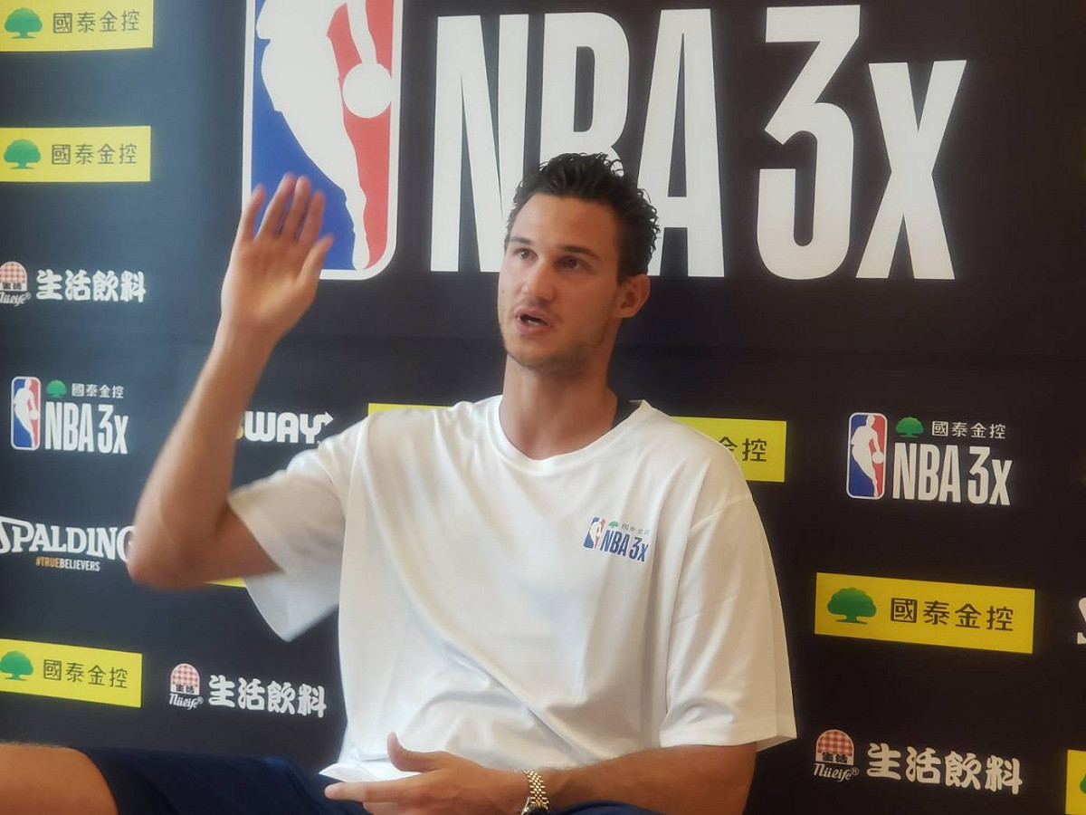 快艇隊球星Danilo Gallinari。 圖／黃建霖攝