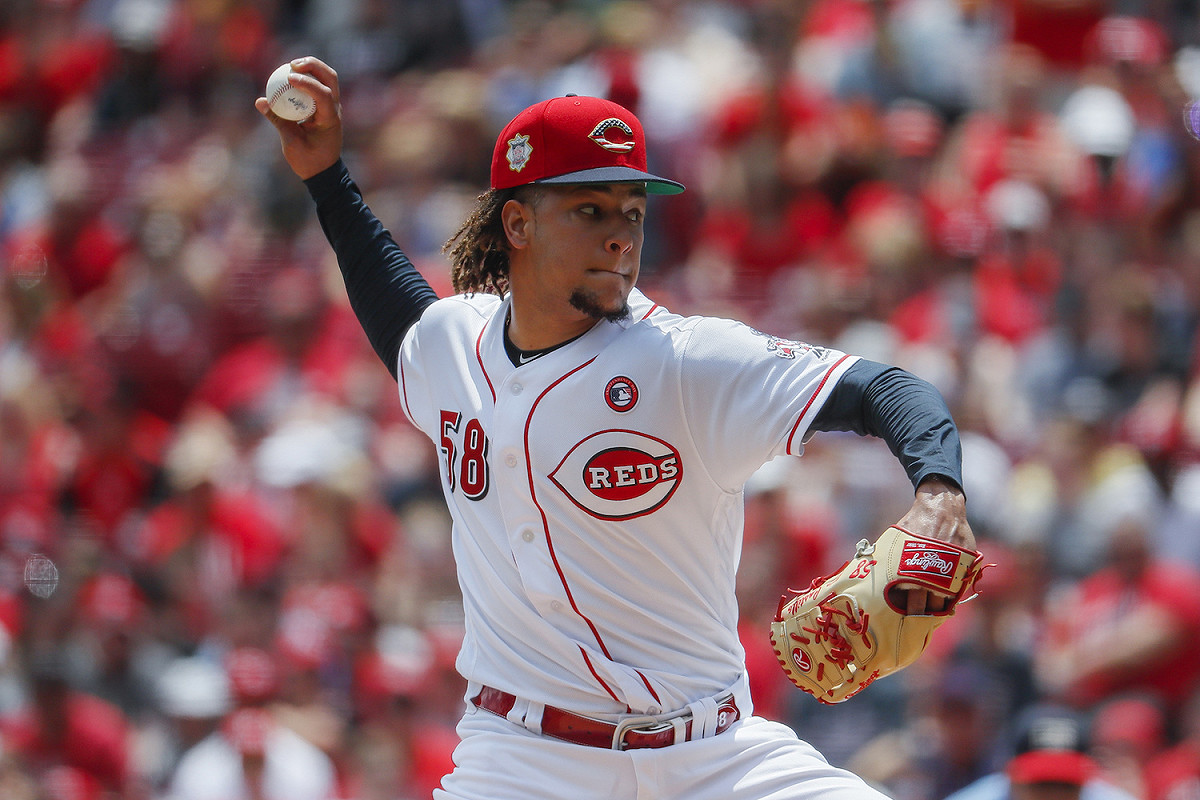 紅人隊王牌投手Luis Castillo。 圖／美聯社／達志影像