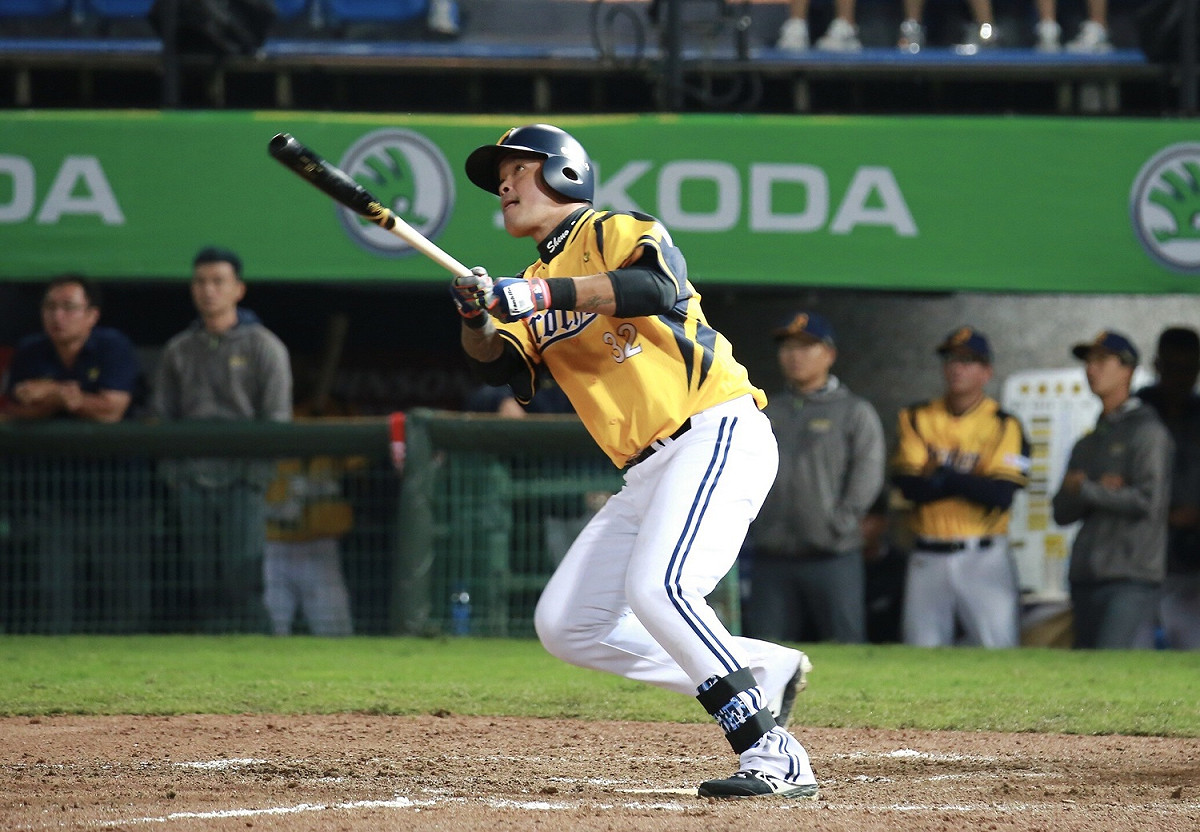 中信兄弟內野手林智勝。（圖／記者葉政勳攝 , 2019.03.24） 圖／記者葉政勳攝 , 2019.03.24