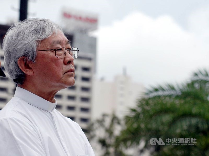 教廷日前公布中國神職人員牧靈指導文件，香港退休樞機主教陳日君質疑，教廷這份文告等於承認中國神父「可以登記加入愛國會」。 圖/中央社檔案照片