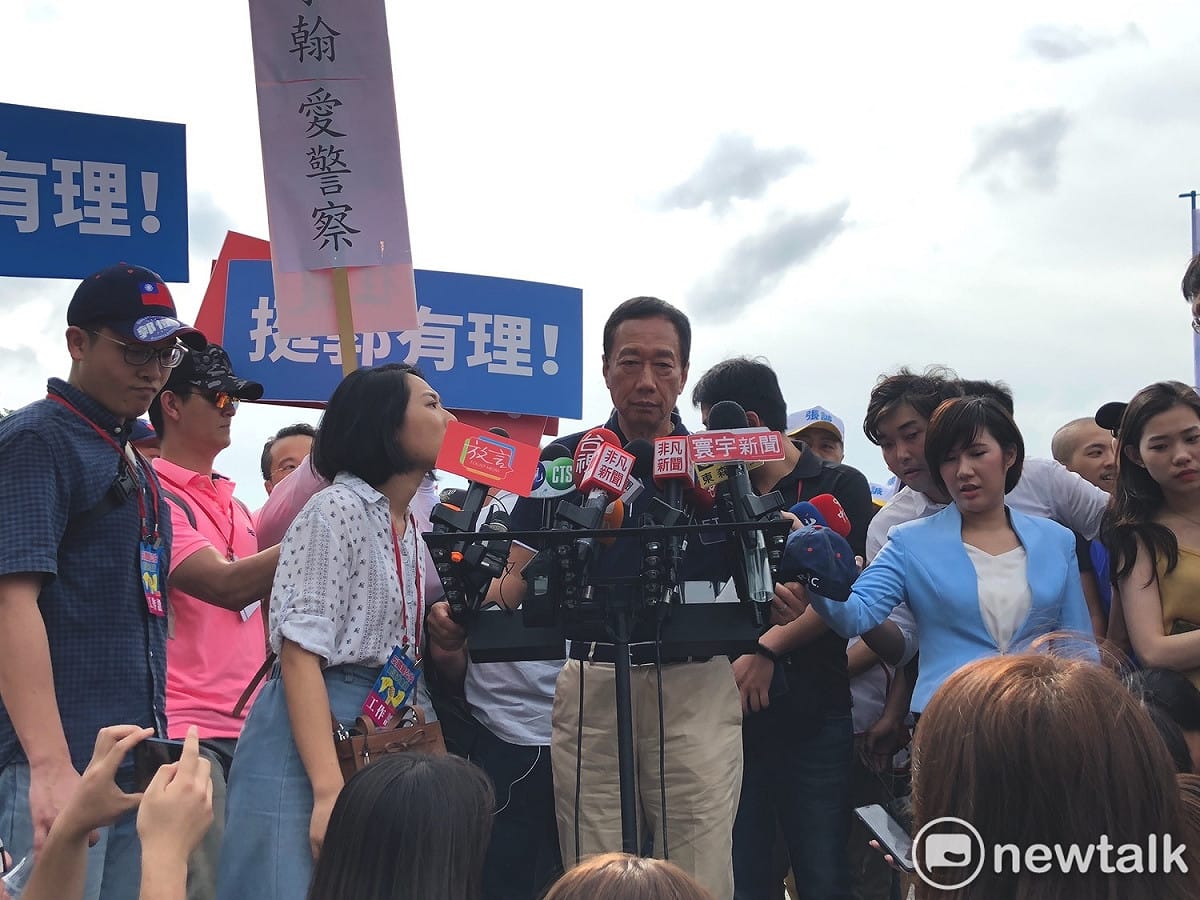 鴻海前董事長郭台銘。 圖：周煊惠 ／攝
