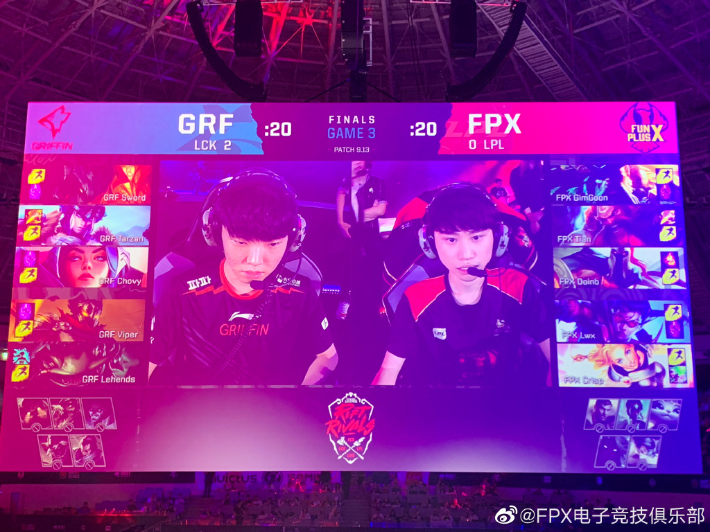 圖：翻攝自 FPX 官方微博