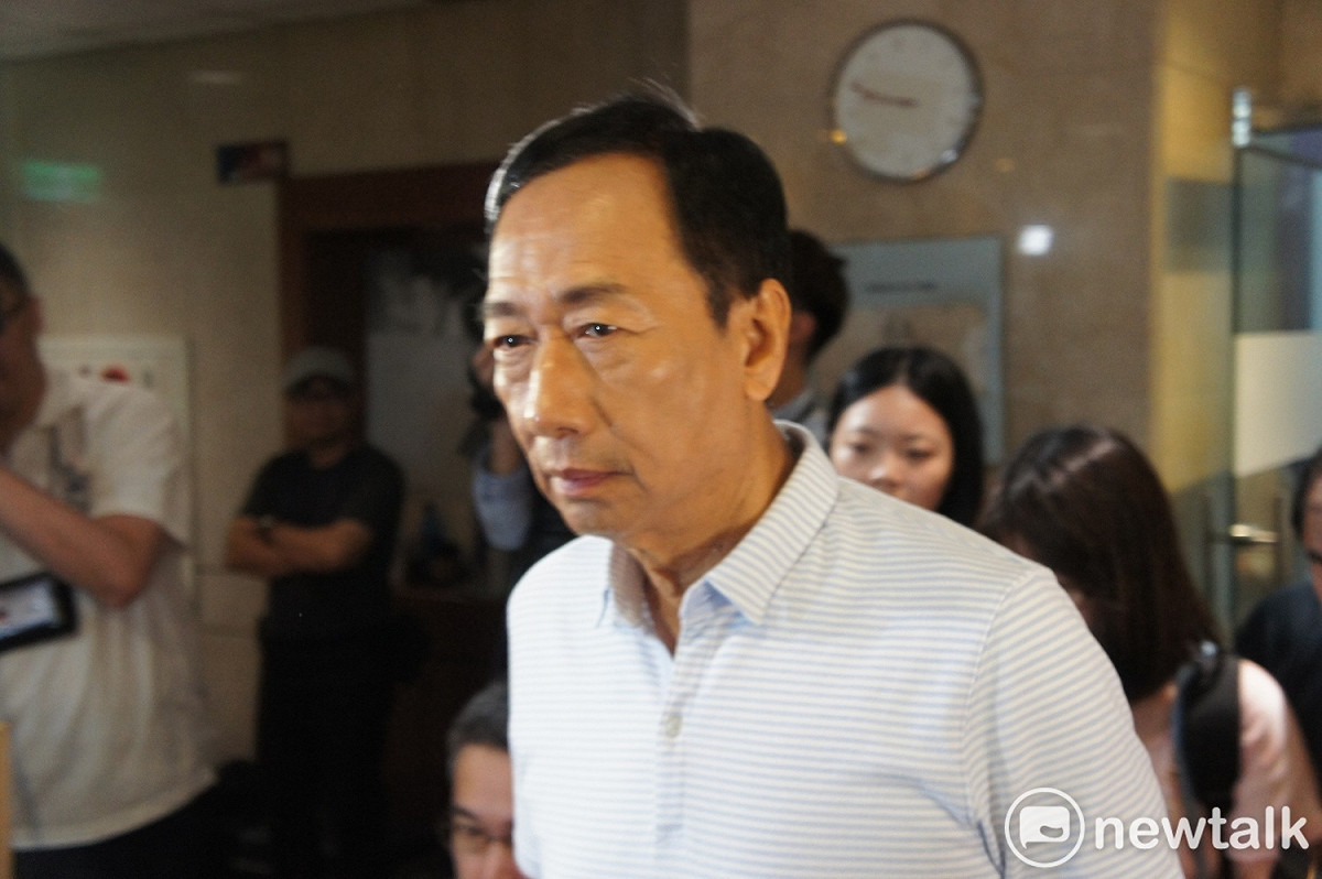前鴻海董事長郭台銘聲明與前高雄縣長楊秋興沒有交情。 圖：黃建豪/攝（資料照）