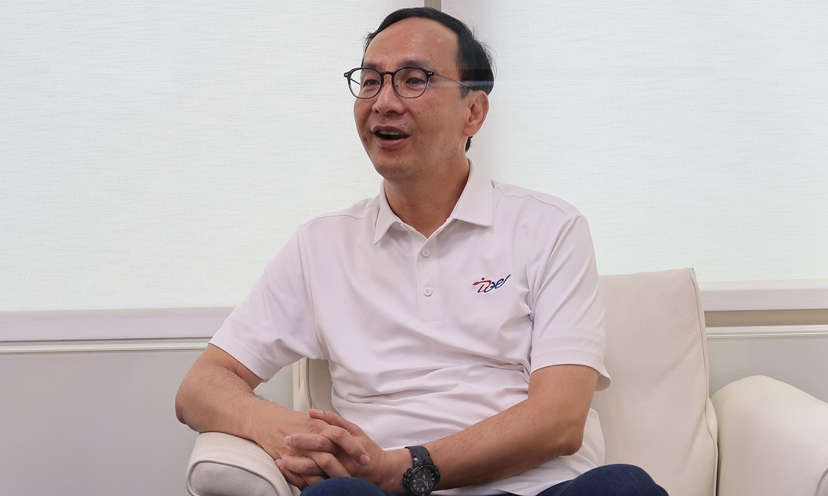 前新北市長朱立倫。 圖：林朝億/攝