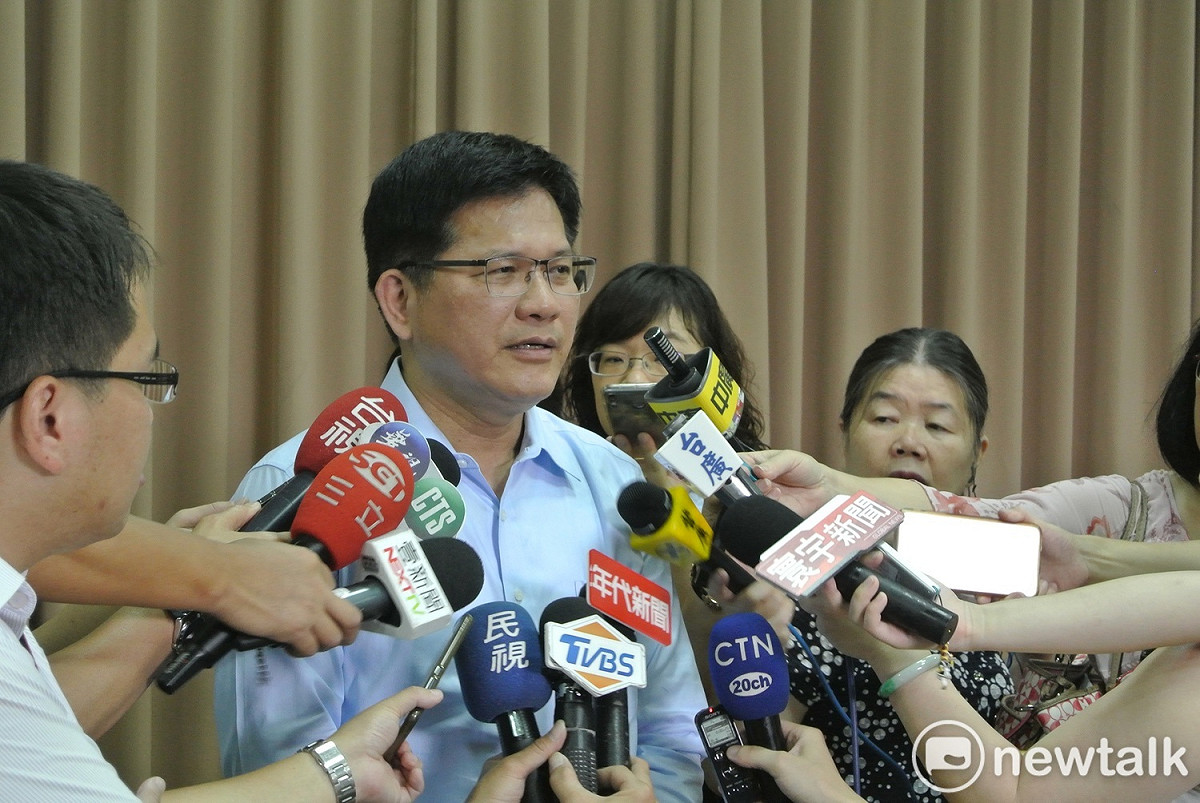 林佳龍表示尊重盧秀燕對社會住宅的規劃，但還是希望能多聆聽各界的聲音。 圖：唐復年/攝
