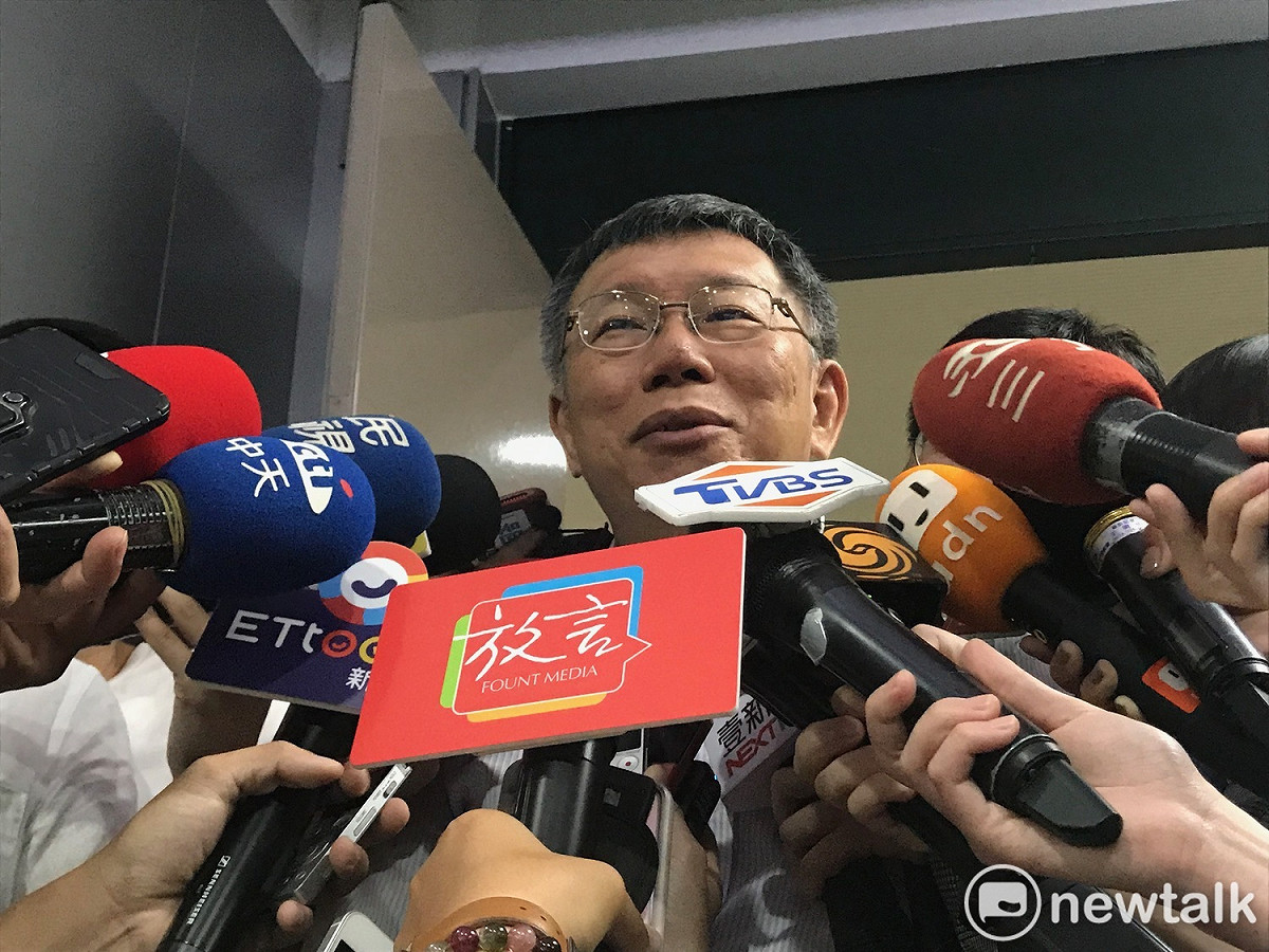 台北市長柯文哲。 圖：周煊惠 ／攝