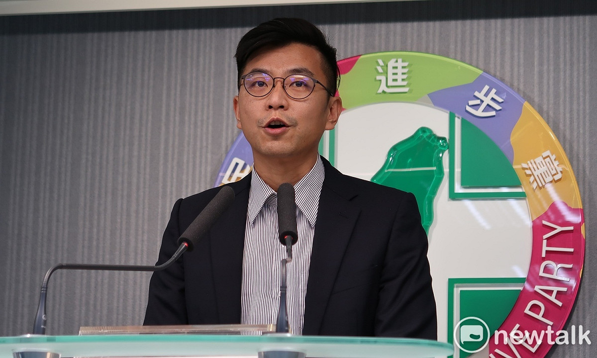 民進黨發言人周江杰。 圖：林朝億/攝(資料照)