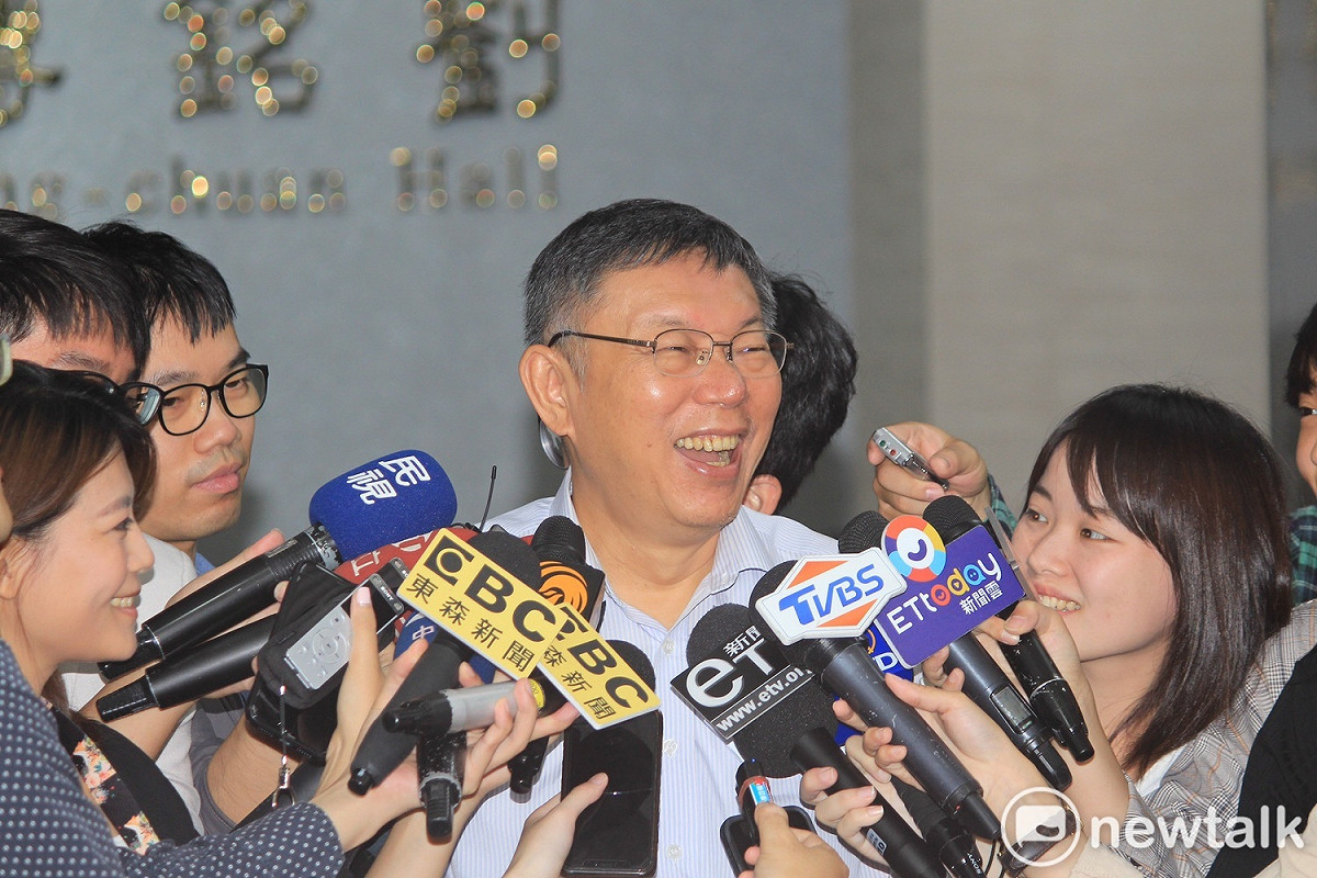 台北市長柯文哲。 圖：周煊惠 ／攝（資料照片）