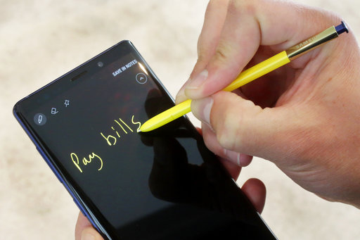 距離亮相還不到一個月，就有爆料大神宣稱拿到Galaxy Note 10官方渲染圖。圖為Galaxy Note 9。 圖：達志影像／美聯社