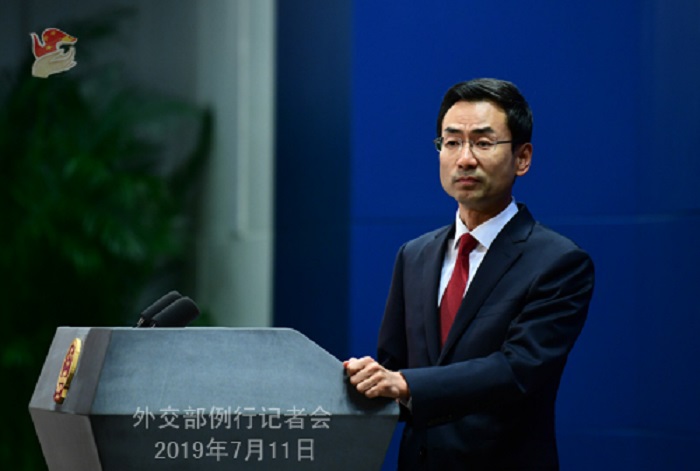 中國外交部發言人耿爽。 圖：翻攝中國外交部網頁