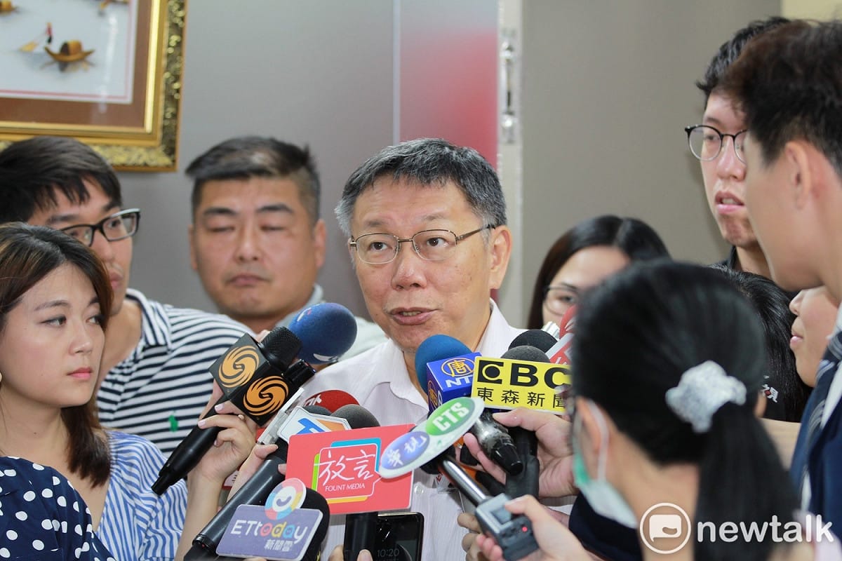 台北市長柯文哲。 圖：周煊惠 ／攝