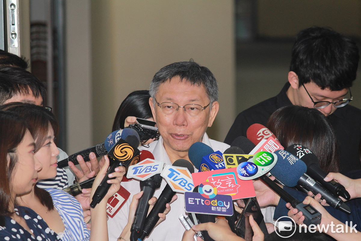 台北市長柯文哲。 圖：周煊惠 ／攝