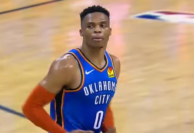 Russell Westbrook。 圖：翻攝自YOUTUBE