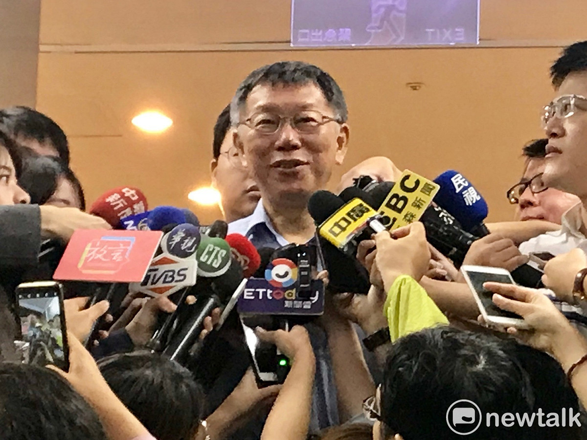 台北市長柯文哲。 圖：周煊惠 / 攝