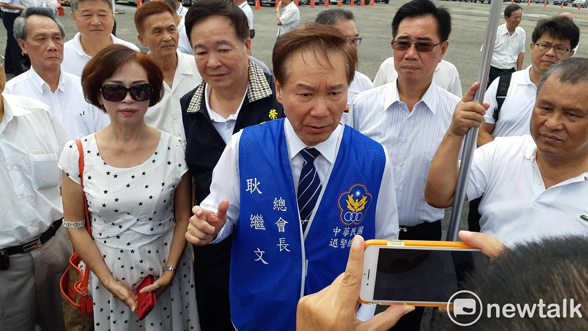 退警協會長耿繼文。 圖：蔡坤龍/攝影