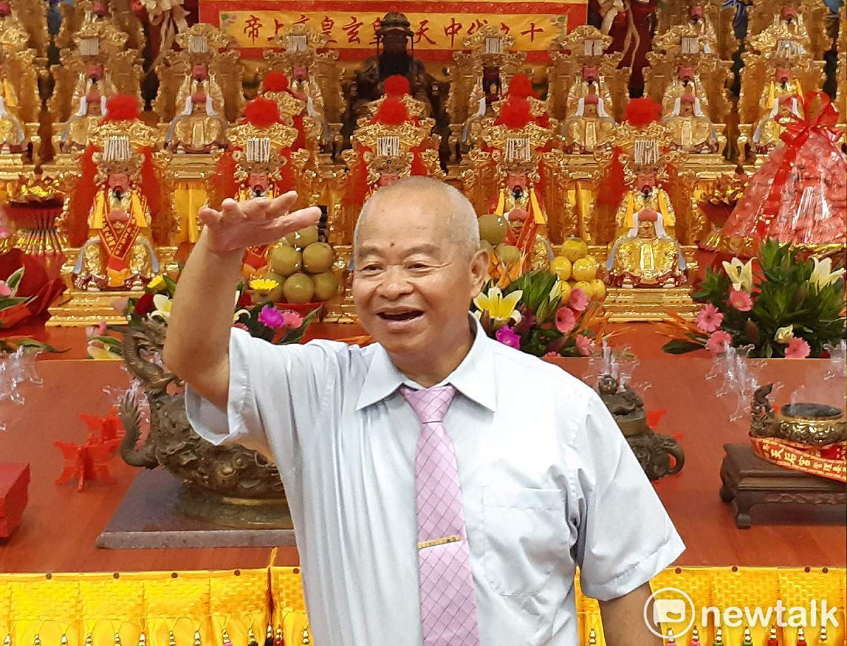 葉敏節表示，「玉皇大天尊」跟人間的總統一樣，是經過選舉產生，並且有任期。 圖：蔡坤龍/攝