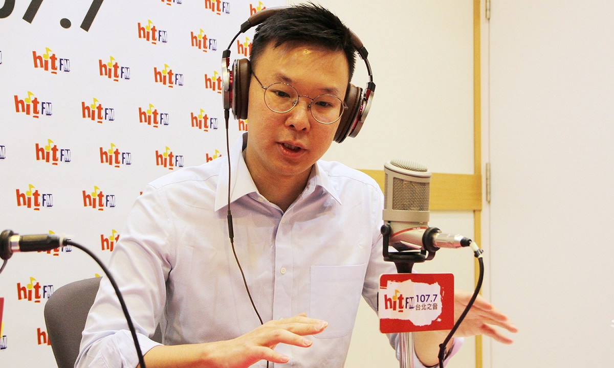 民進黨副秘書長林飛帆。 圖：Hit Fm《周玉蔻嗆新聞》製作單位提供