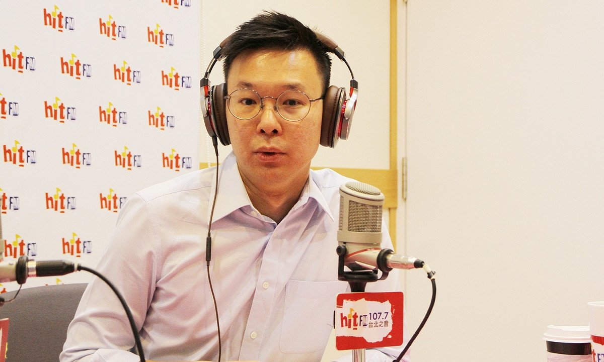 民進黨副秘書長林飛帆。 圖：Hit Fm《周玉蔻嗆新聞》製作單位提供（資料照）