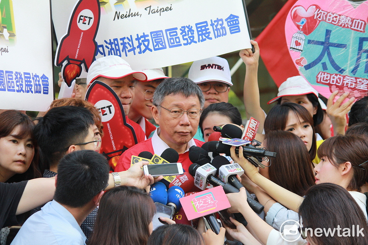 台北市長柯文哲。 圖：周煊惠 ／攝