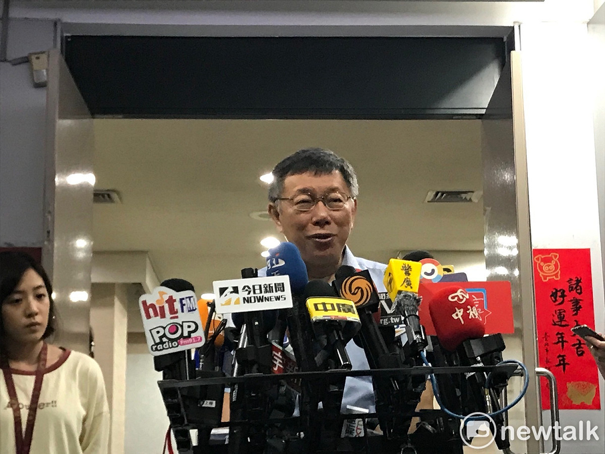 台北市長柯文哲。 圖：周煊惠 ／攝