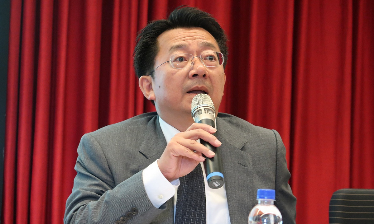 臺灣民主基金會執行長廖福特。 圖：林朝億/攝