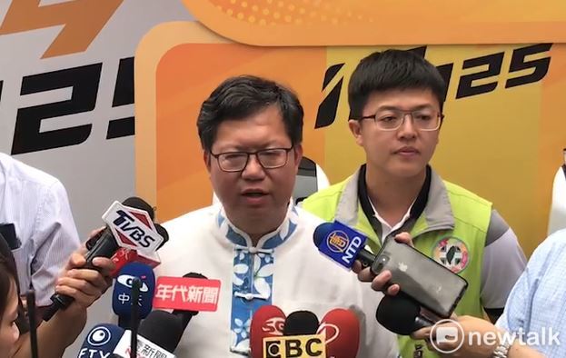 桃園市長鄭文燦認為，桃園的市民會做出正確的選擇，選出讓台灣走在正確道路上的國家領導人。  圖：林昀真/攝