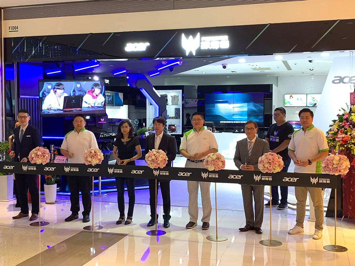 宏碁首座品牌旗艦精品館高雄夢時代昨（19）日正式開幕 圖：Acer/提供