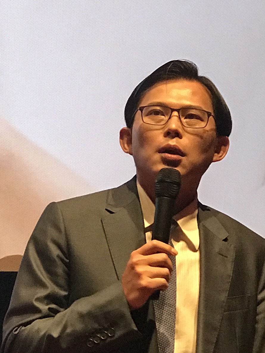 立委黃國昌「台灣的下一步」演講會。 圖：朱蒲青/攝