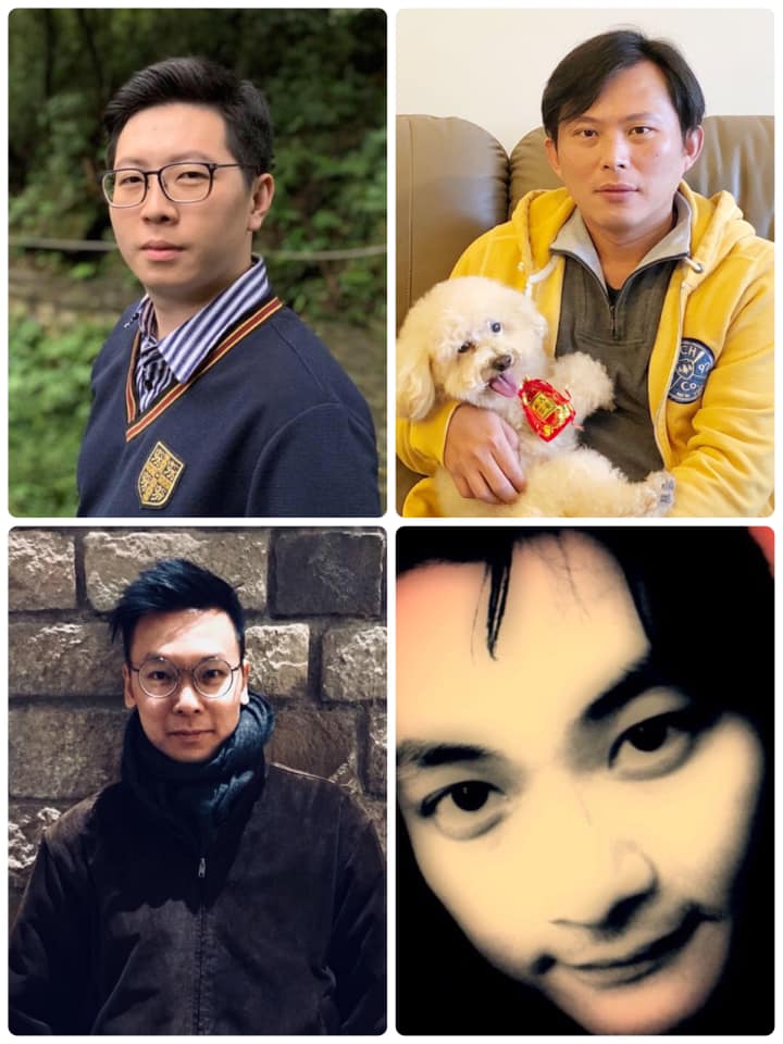 網路專欄作家陸之駿今日點名政壇新「四大天王」，包含時代力量立委黃國昌、桃園市議員王浩宇、民進黨副秘書長林飛帆、喜樂島聯盟黨籌備小組成員劉敬文（妖西）。 圖：翻攝自陸之駿臉書