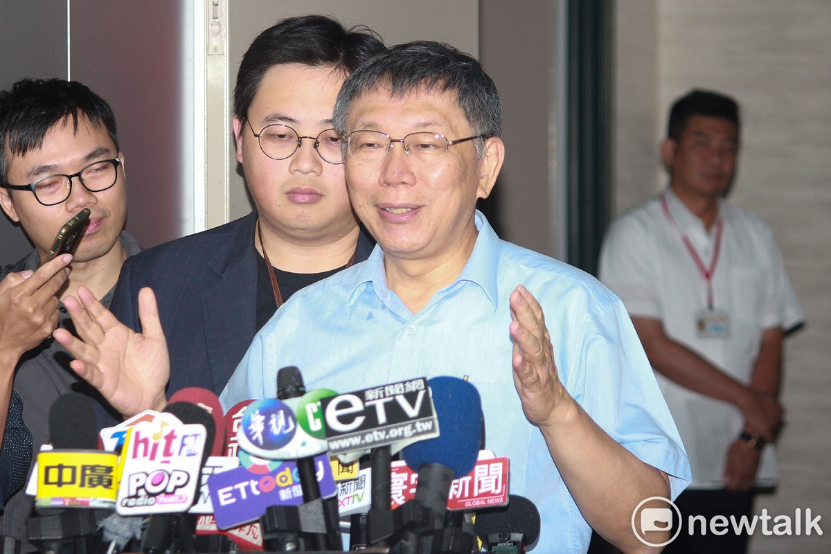 台北市長柯文哲。 圖：周煊惠 ／攝