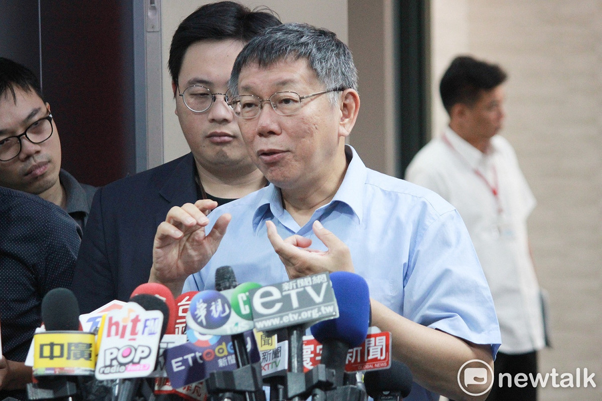 台北市長柯文哲。 圖：周煊惠 ／攝
