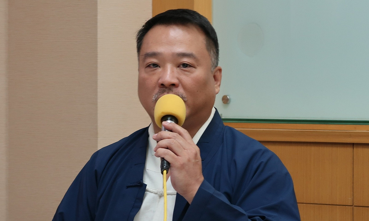 中華道教總會秘書長張肇珩 圖：林朝億/攝