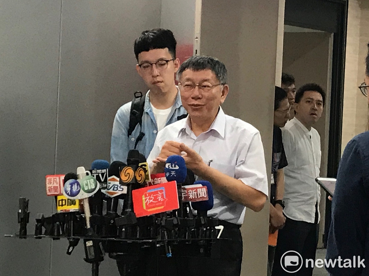 台北市長柯文哲。 圖：周煊惠 ／攝