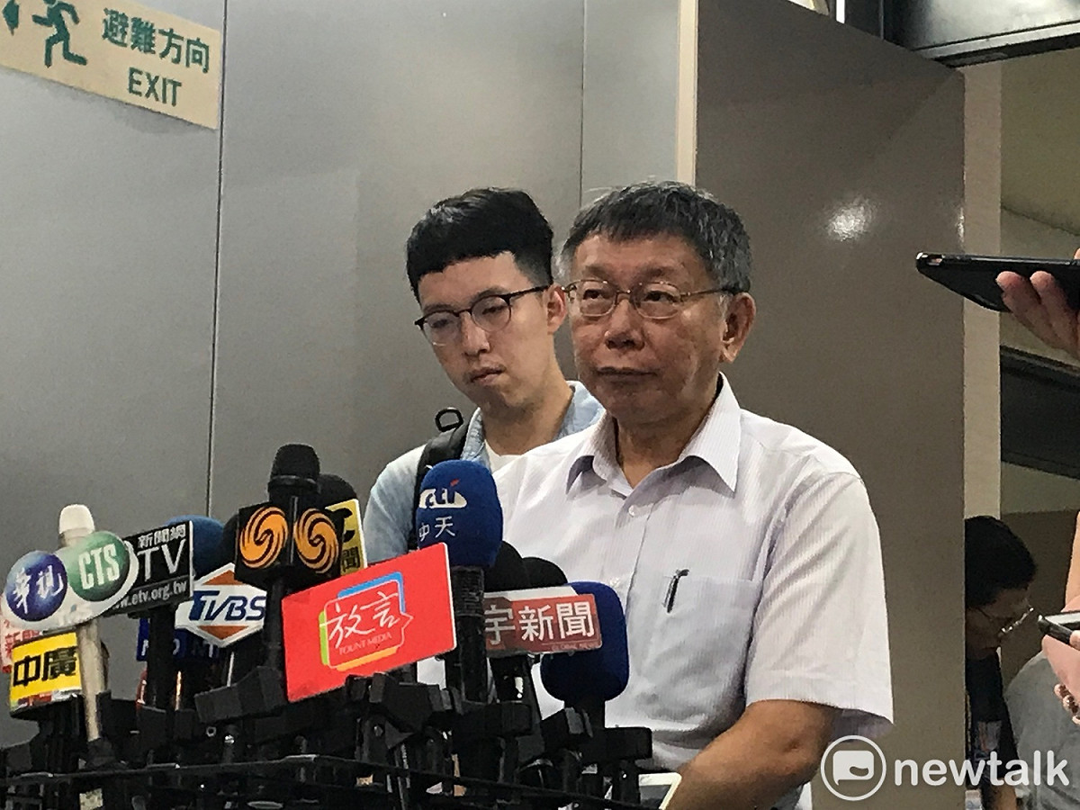 台北市長柯文哲。 圖：周煊惠 ／攝（資料照片）