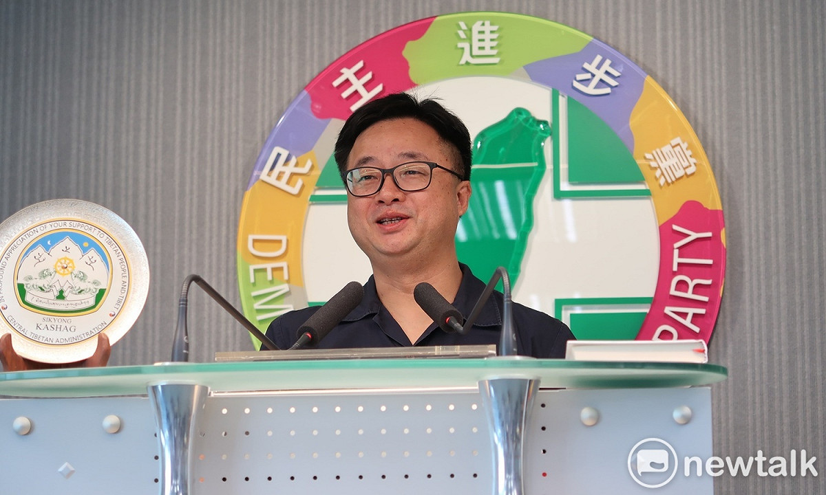 民進黨秘書長羅文嘉。 圖：林朝億/攝