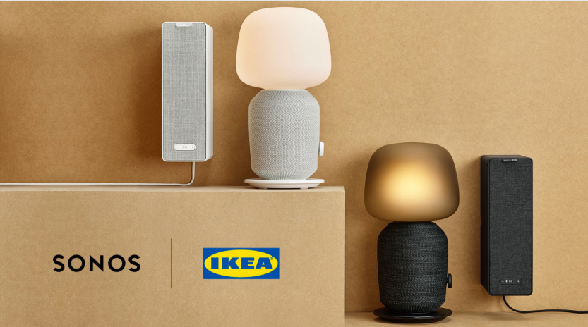 Ikea跟Sonos聯手打造兩款平價產品，預計下個月問世。 圖：Sonos官方網站