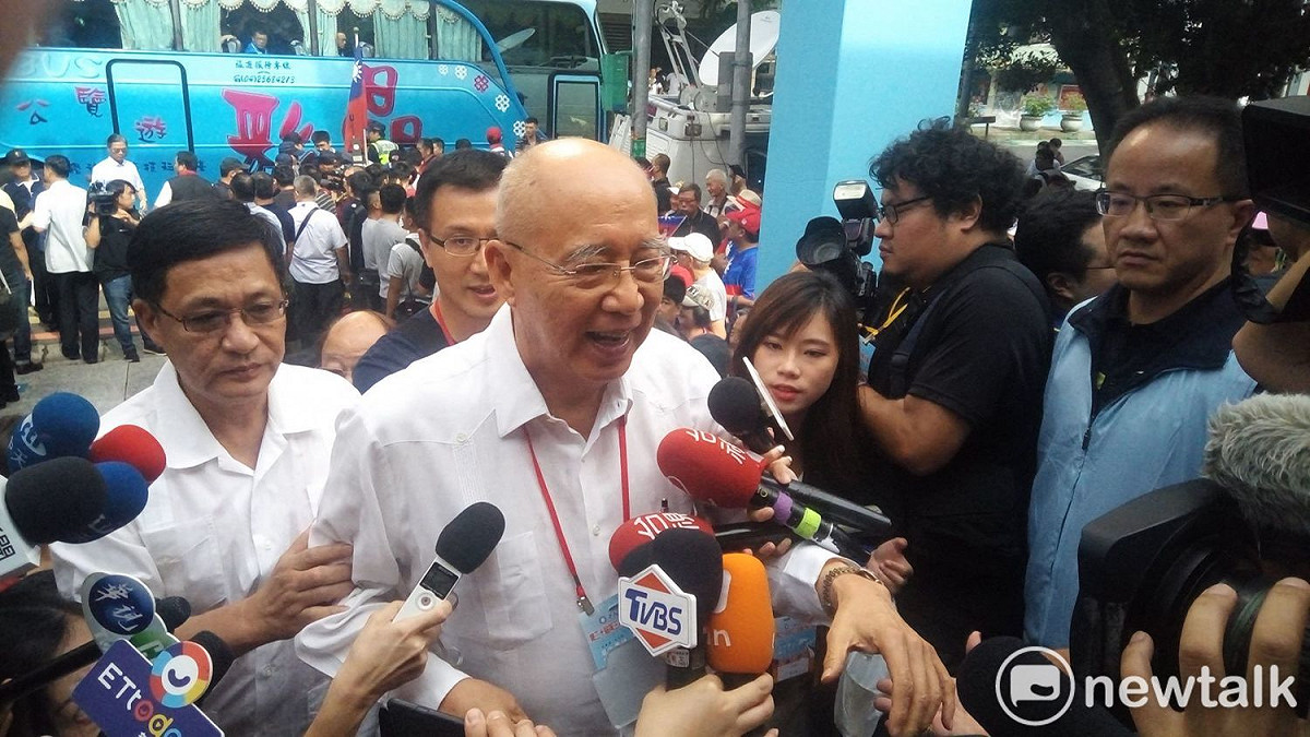 國民黨前主席吳伯雄。 圖：黃建豪/攝